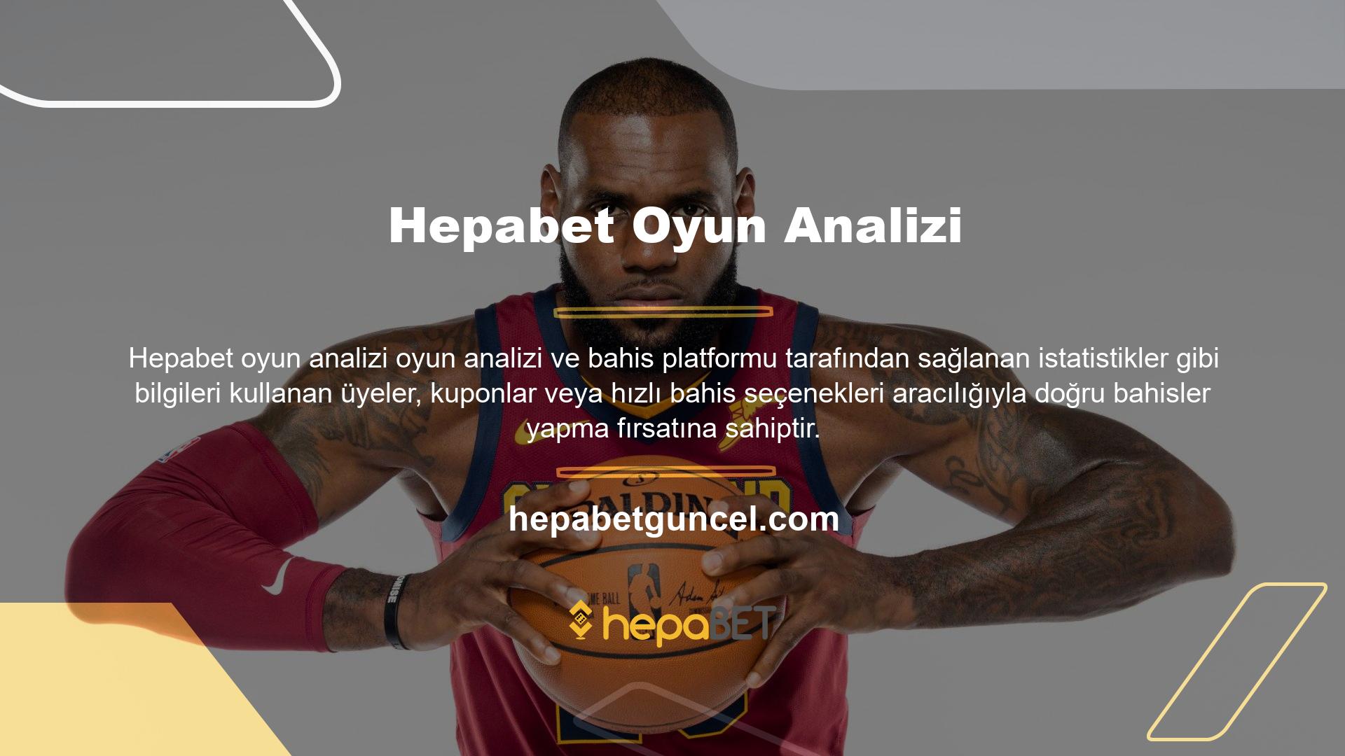 Hepabet maç oranları nasıl belirlenir? Şirket, üyelerinin farklı şeylere bahis yaparak daha fazla para kazanmasına yardımcı olur